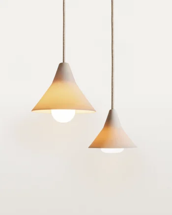 Porzellan Pendellampe Aurea S und M