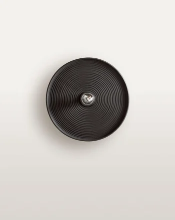 Keramik Wandlampe Callisto Black natural