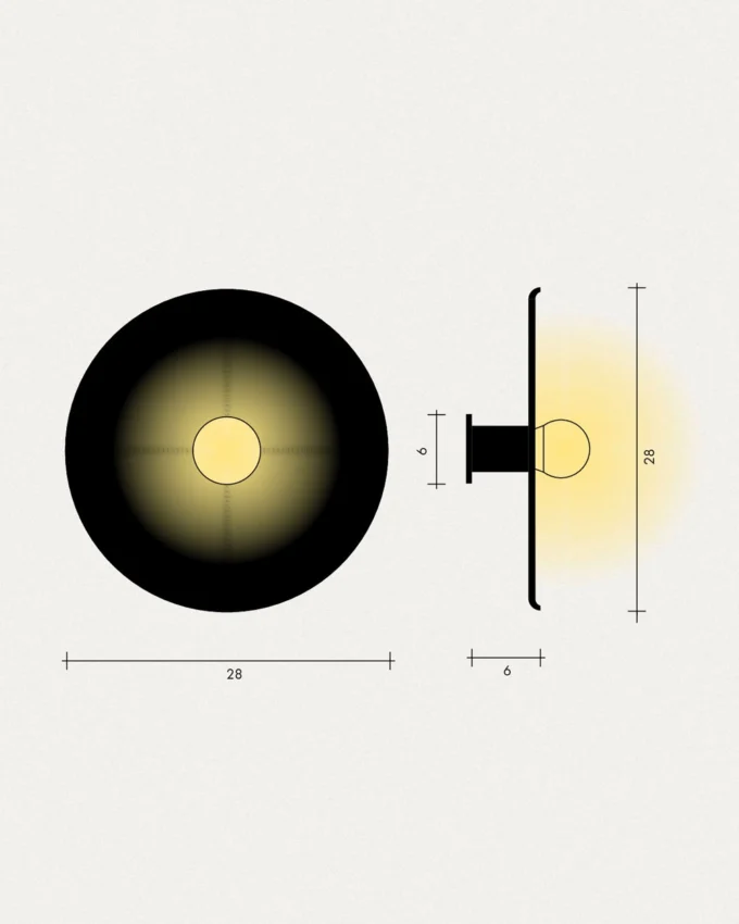 Keramik Wandlampe Callisto – Bild 8