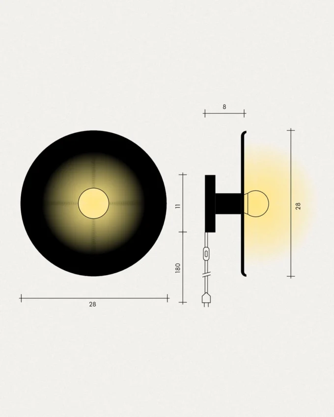 Keramik Wandlampe Callisto – Bild 10
