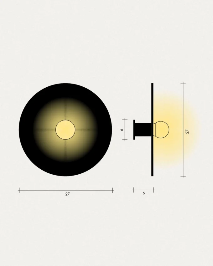 Keramik Wandlampe Deimos – Bild 5