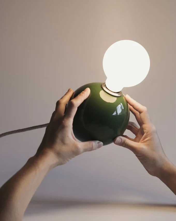 Keramik Tischlampe Antares forest
