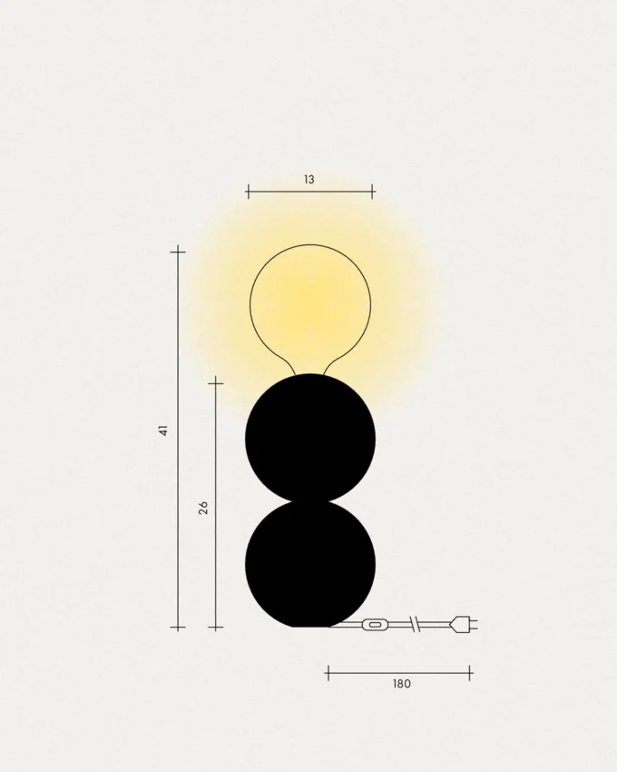 Keramik Tischlampe Astra – Bild 7