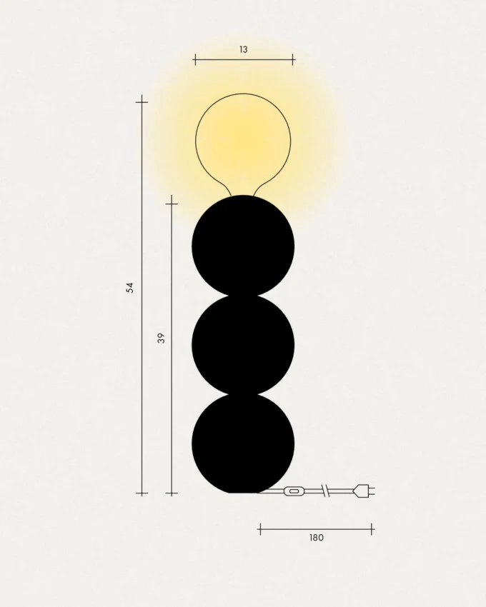 Keramik Tischlampe Astra – Bild 8