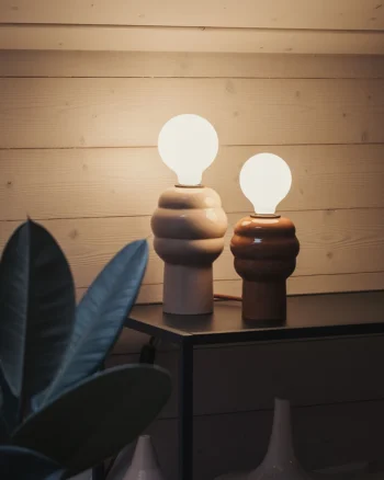 Keramik Tischlampe Ariel