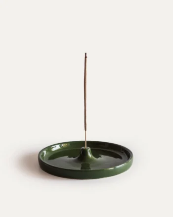 Keramik Räucherstäbchenhalter forest