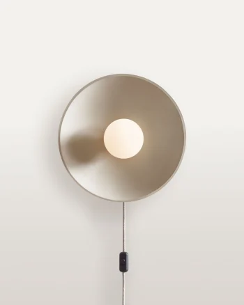 Keramik Wandlampe Rhea Clay mit Anschlusskabel