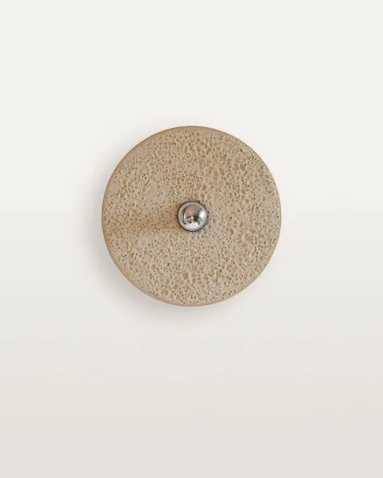 Keramik Wandlampe Deimos in moon