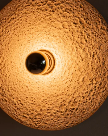 Keramik Wandlampe Deimos in moon