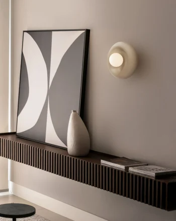 Keramik Wandlampe Orbis