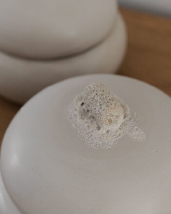 Keramik-Dose mit Deckel Snow